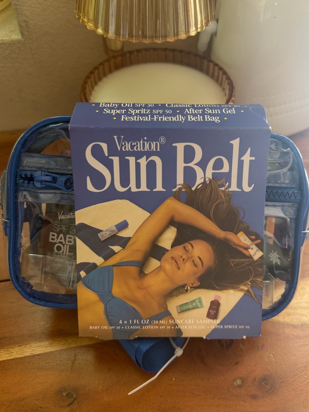 Vacation Sun Belt SPF sampler set 4 piece  Sunscreen kit new